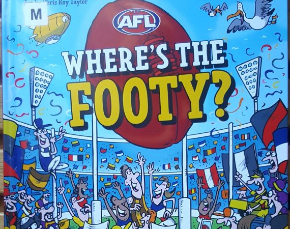 Where’s the FOOTY? AFL – Art by Chris Roy Taylor